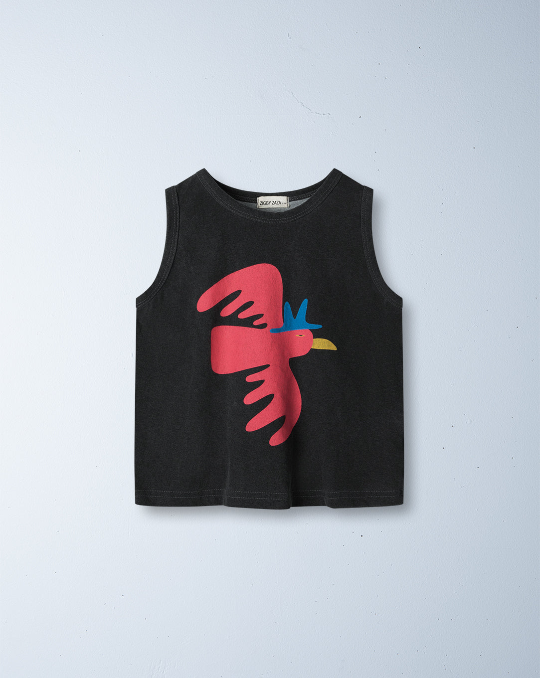 captain crow singlet | charcoal