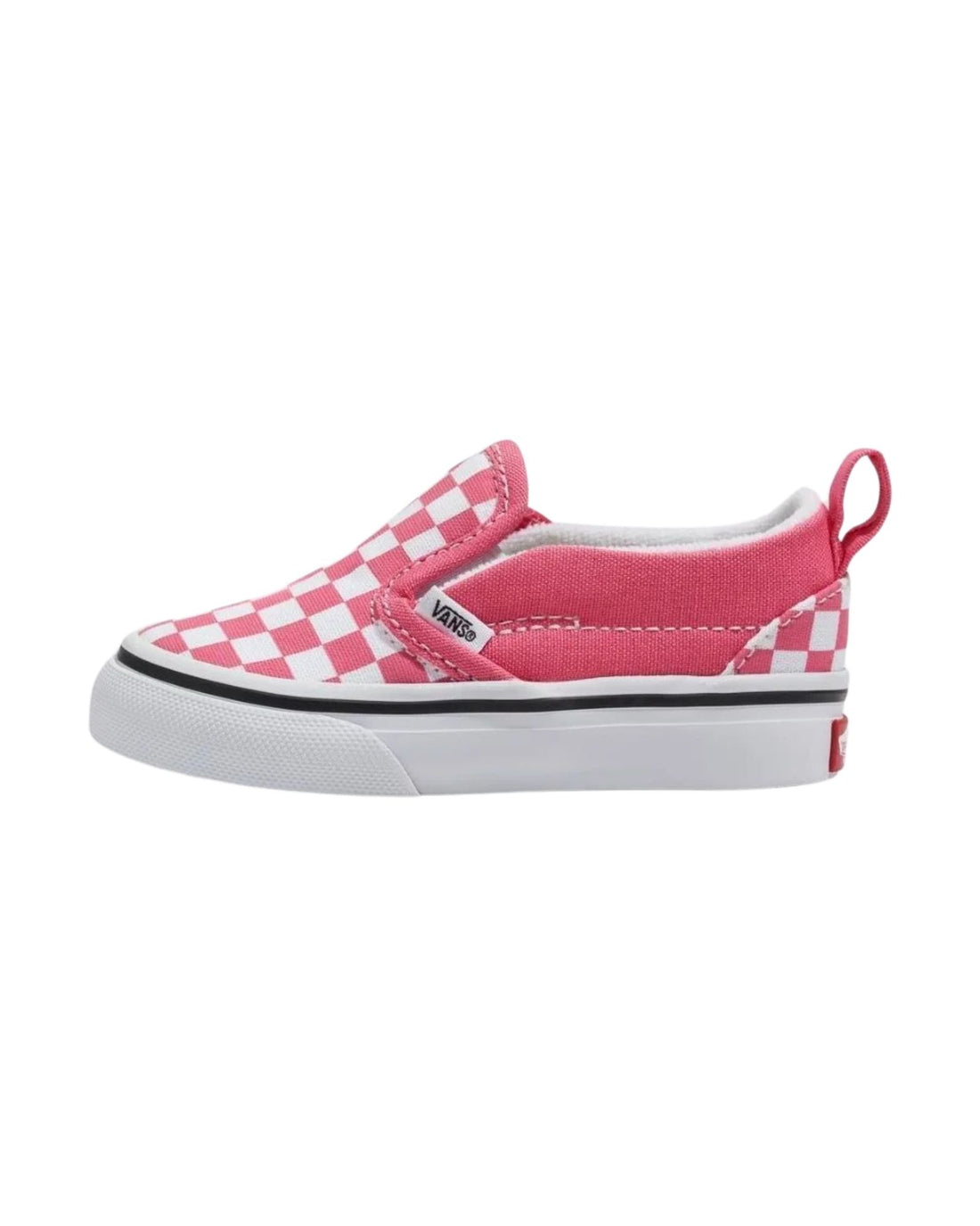 vans slip on checkerboard toddler | honeysuckle checkerboard