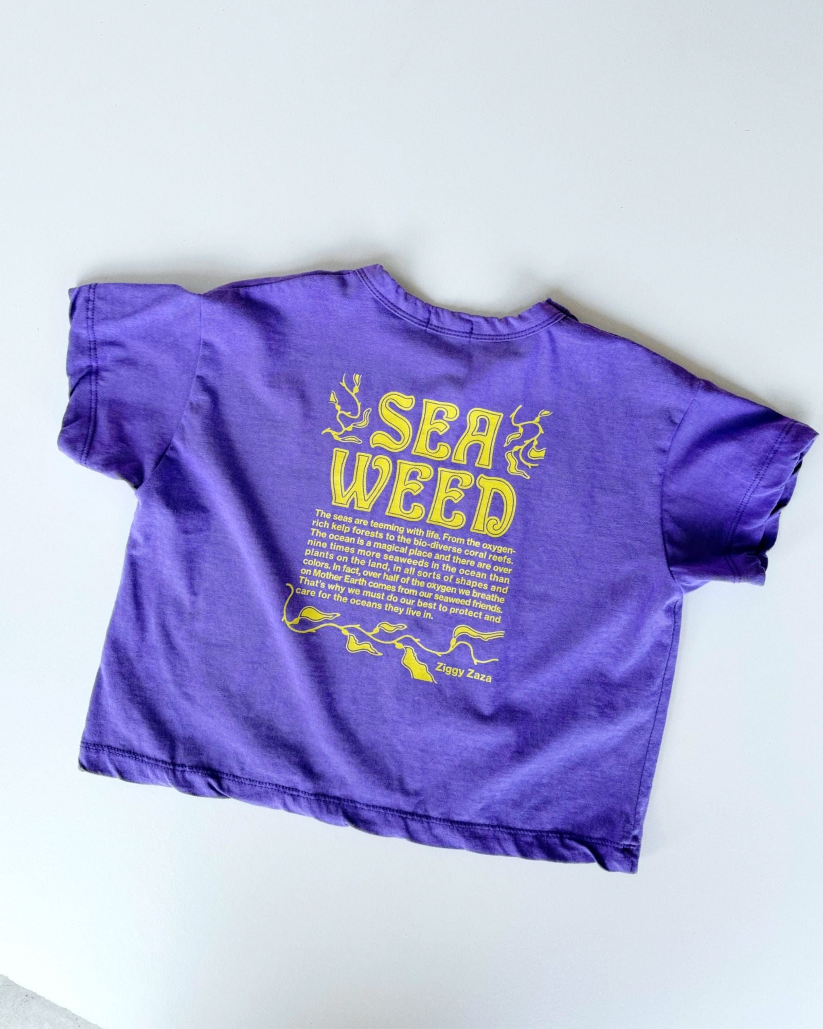 seaweed tee | violet