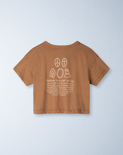 we are part of nature tee | caramel