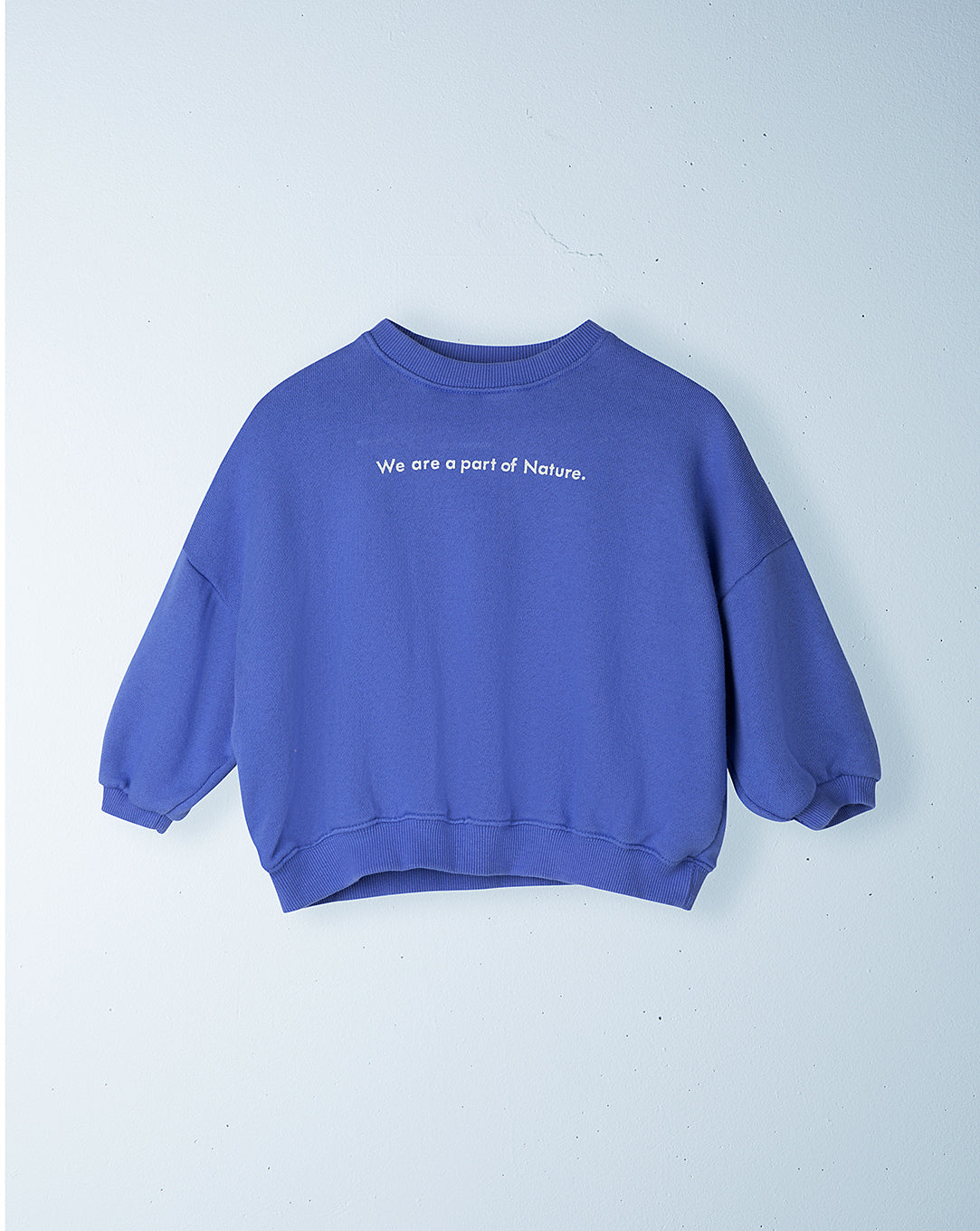 we are part of nature pullover | blueberry