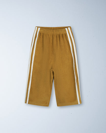 twin stripe terry pant | olive