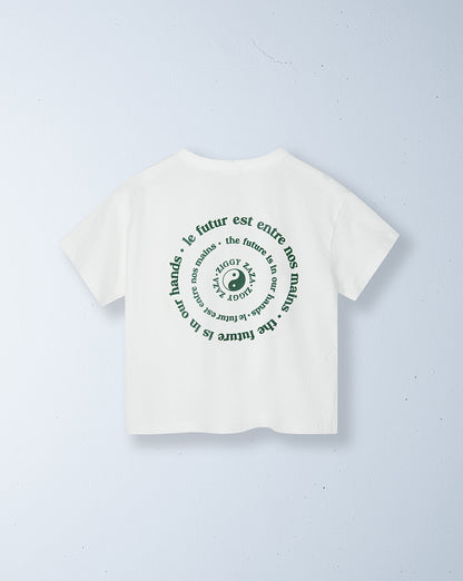 love your mother tee | forest green print