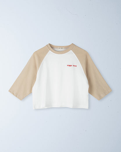 echo long sleeve tee | beige