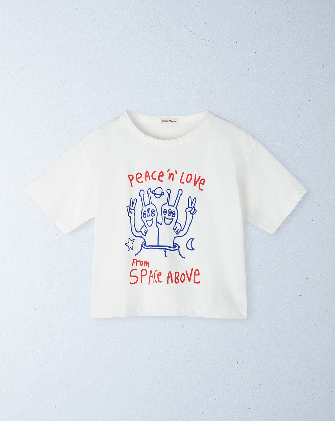 space tee | bright white