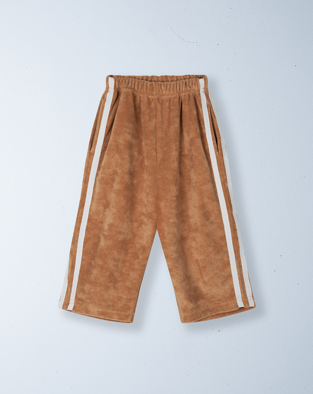 twin stripe terry pant | ginger