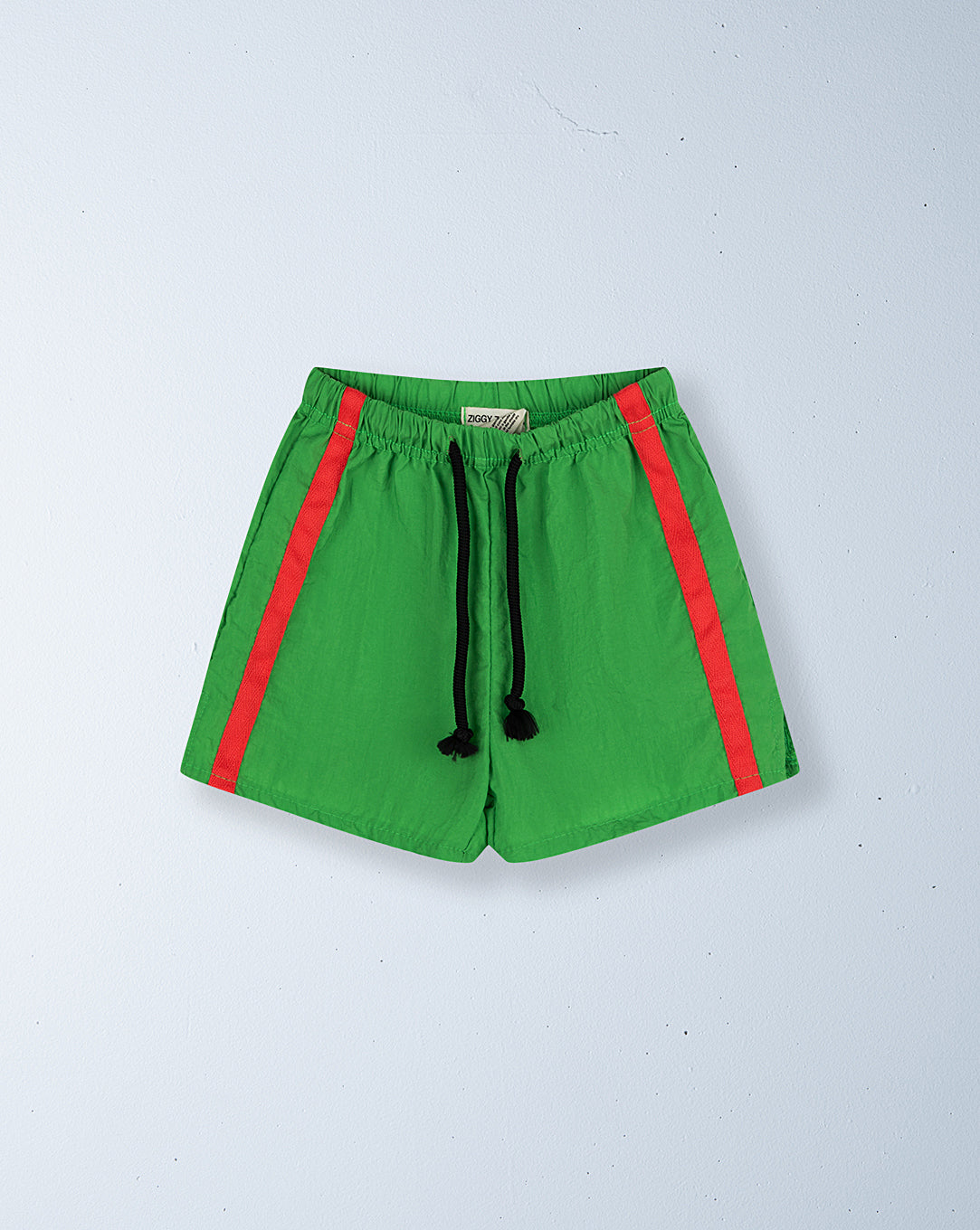 twin stripe swim short | watermelon